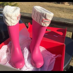 Hunter Rain boots tall